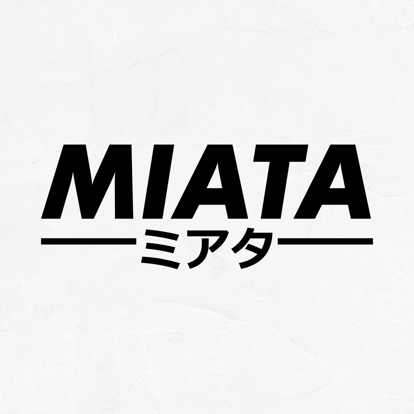 Mazda Miata - Vinyl Decal