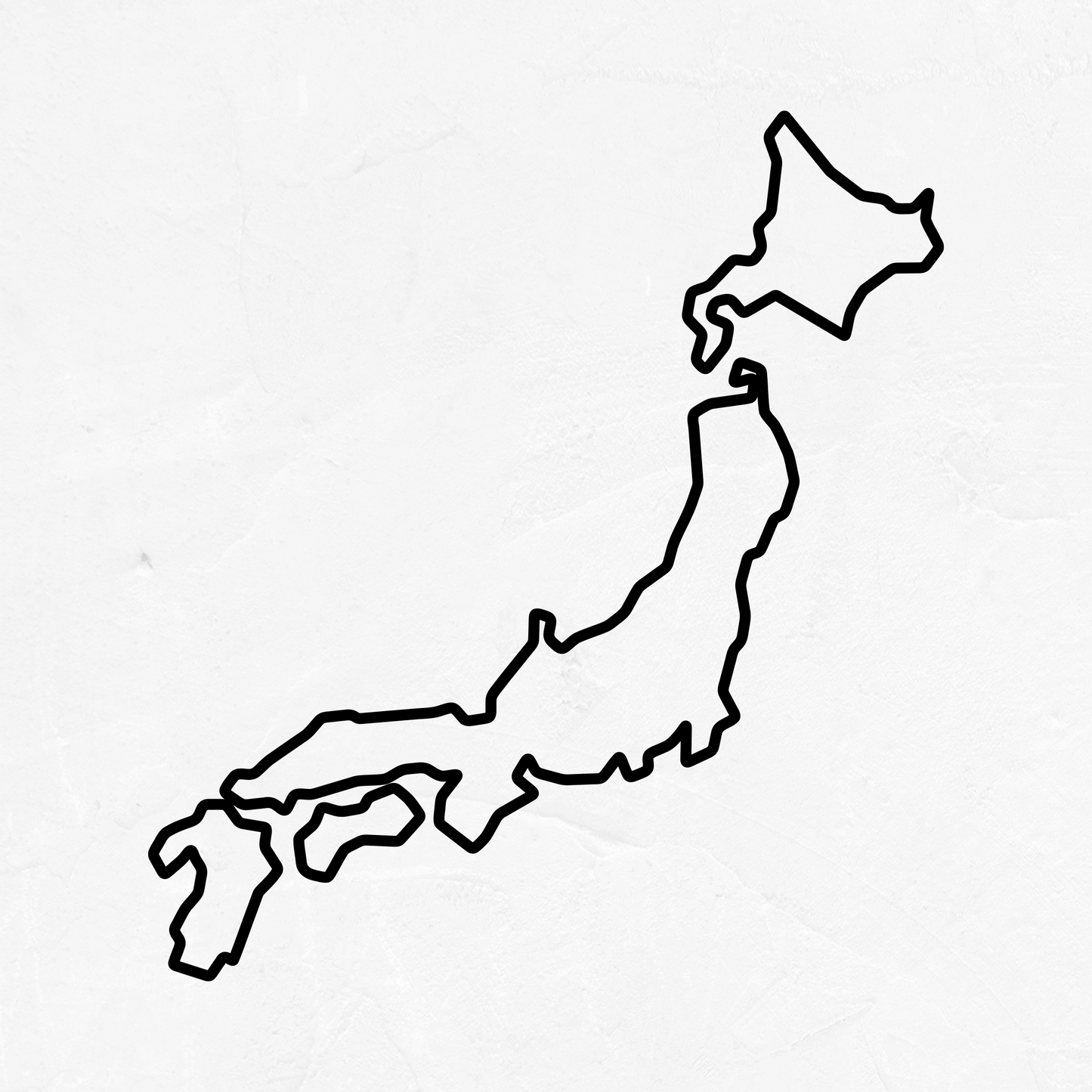 Japan Silhouette Outline - Vinyl Decal