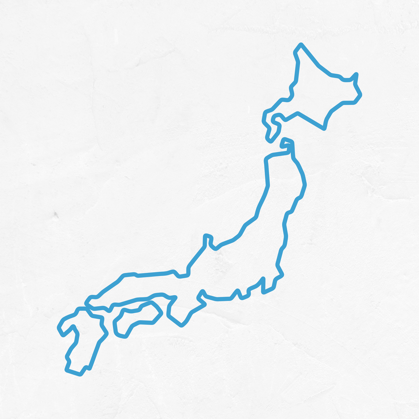 Japan Silhouette Outline - Vinyl Decal