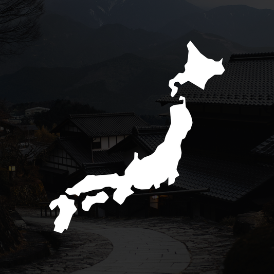 Japan Silhouette Solid - Vinyl Decal