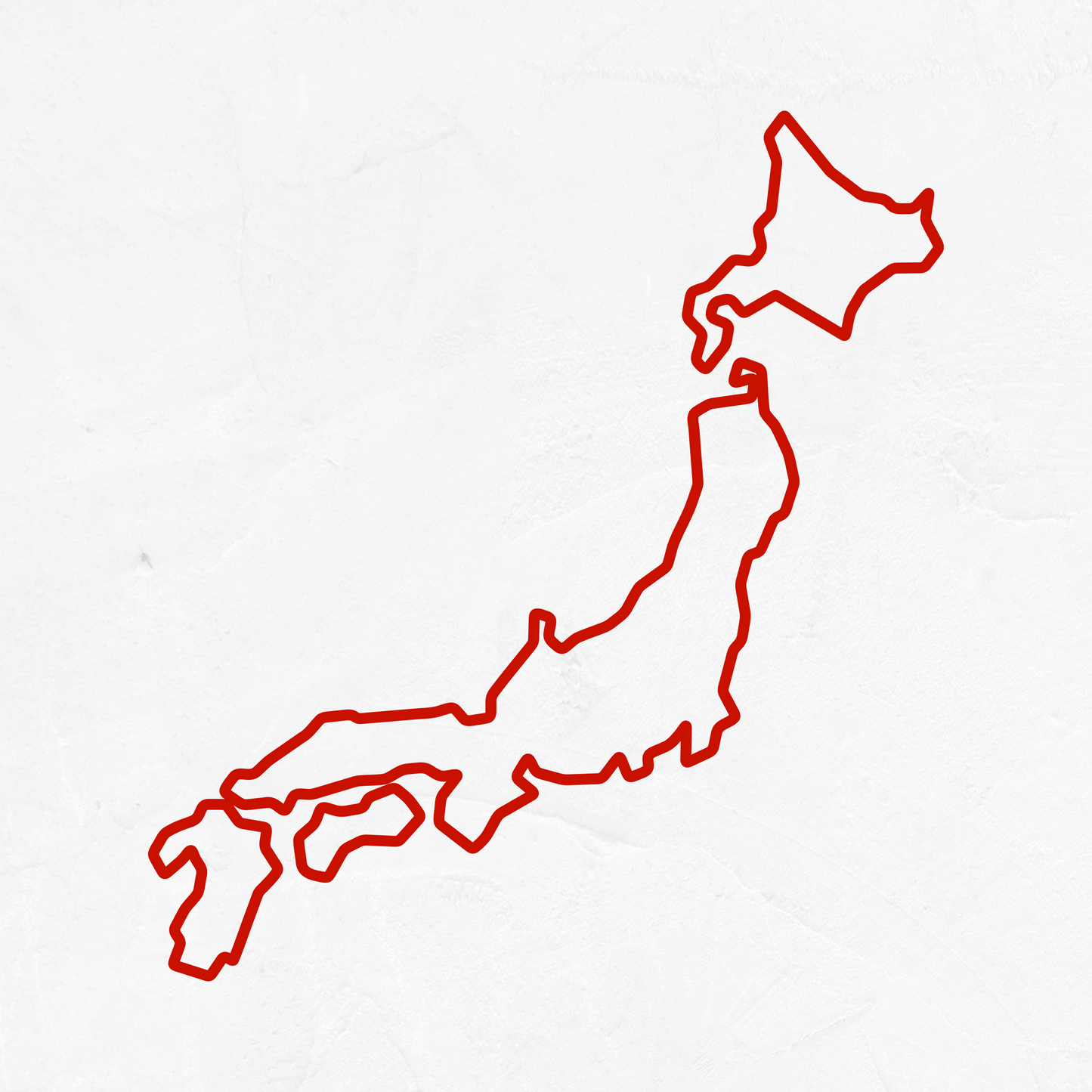 Japan Silhouette Outline - Vinyl Decal