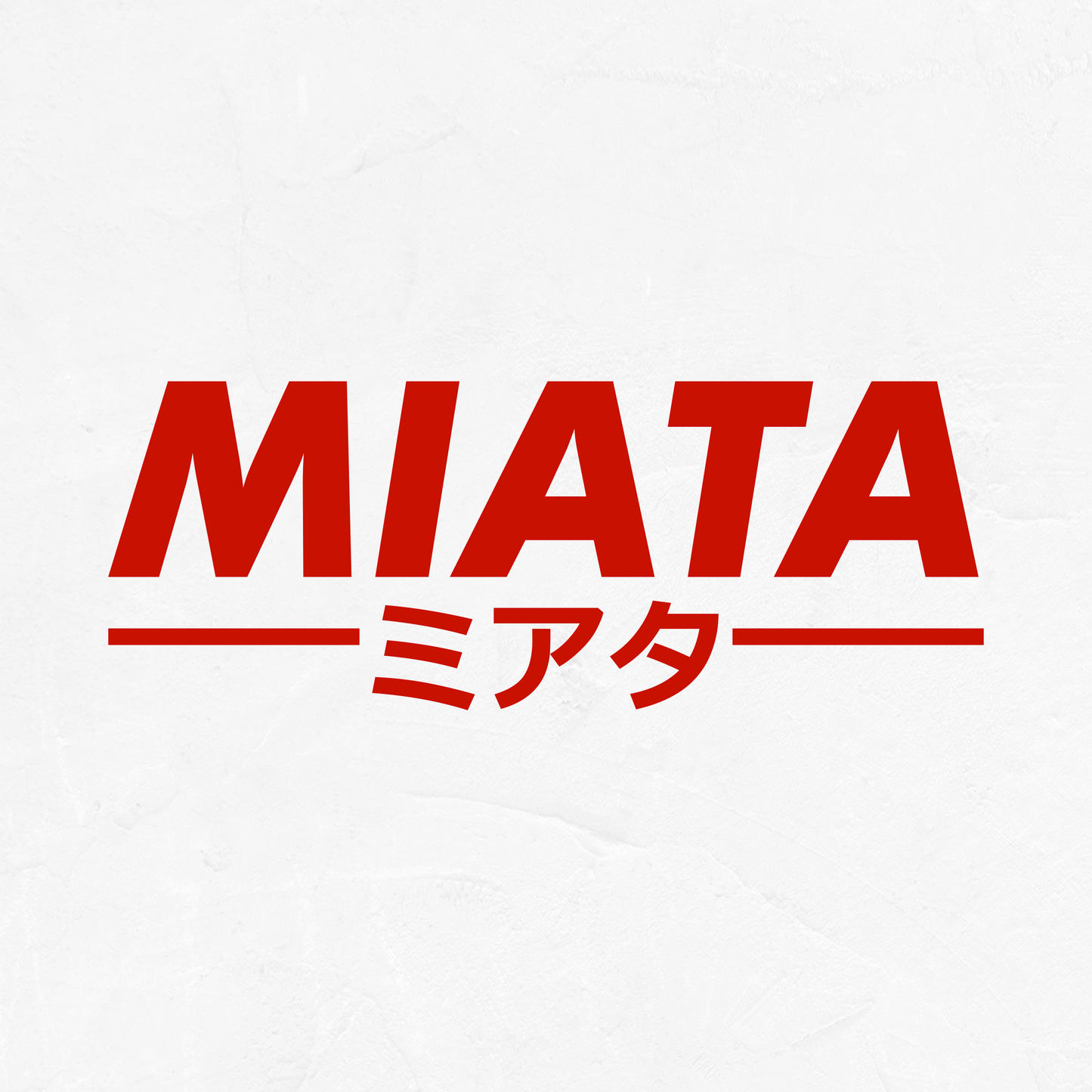 Mazda Miata - Vinyl Decal