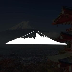 mount fuji rising sun vinyl decal (copy)